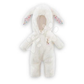 Overál otthonra Bunny Plush Onesie Ma Corolle fehér fülekkel 36 cm játékbabára