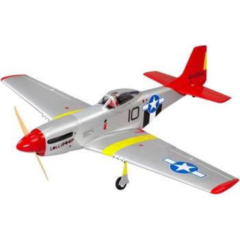 P-51D Mustang ARF piros 20cc 1,7 m kép
