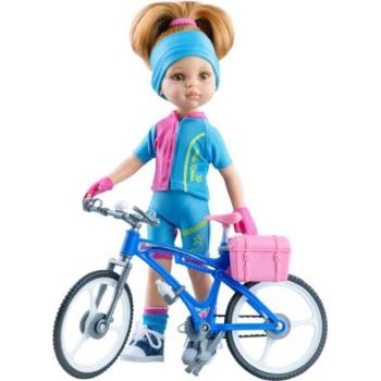 PAOLA REINA Rózsaszín kerékpár 32 cm-es babák számára kép
