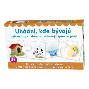 Párosító társasjáték Találd ki hol lakik Dohány szlovák nyelvű kép