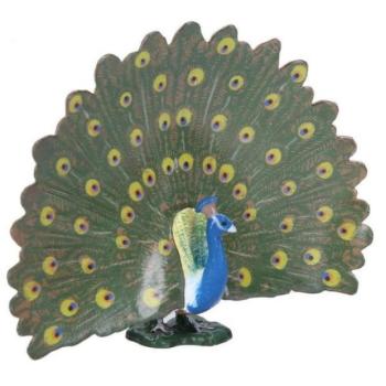 Páva figura 11,5 cm kép