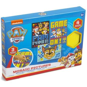 Paw Patrol mozaik 21x15cm 4 hab matrica + 3 féle kép