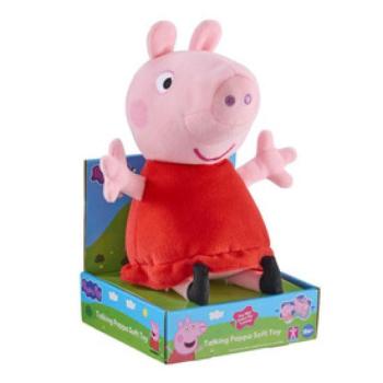 Peppa Malac: Peppa piros ruhában plüssfigura hangeffekttel kép