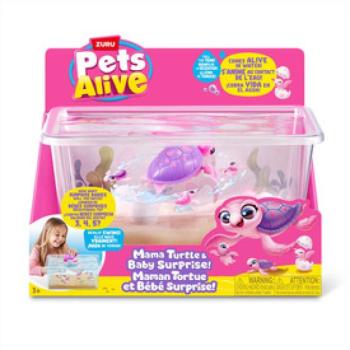Pets alive, mama amp; baby, teknős játékszett kép
