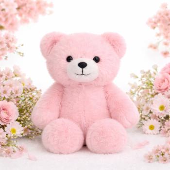 PiheMackó rózsaszín plüss maci – puha, ölelhető teddy mackó gyerekeknek és ajándéknak (BBJ) kép