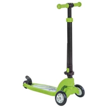 Pilsan: Háromkerekű összecsukható roller 35 kg teherbírású - zöld kép