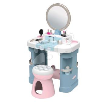 Pipere asztal kisszékkel My Beauty Dressing Table Smoby tükörrel és 15 kiegészítővel szépítkezéshez kép