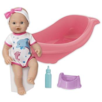 Pisilő baba szett káddal 41cm kép