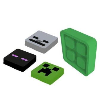 PIXIE CREW & MINECRAFT jelvény fényvisszaverő elemmel kép