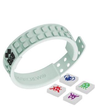 PIXIE CREW Space Invaders Kreatívny témájú világító sötétben karkötő kép