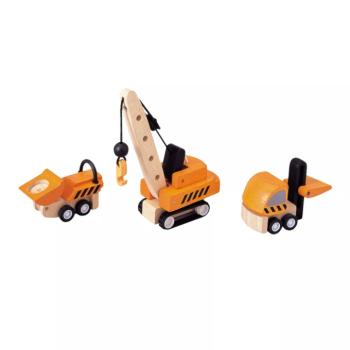 PlanToys Autókészlet - Építőipari gépek kép