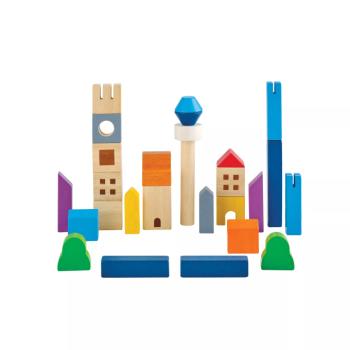 PlanToys Építőkészlet - A városban kép