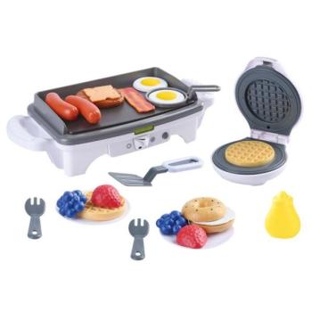 Playgo Konyhai készlet gofrisütő és grill hatásokkal kép