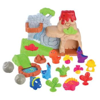 Playgo Sopka dinoszauruszokkal készlet effektusokkal 32,5x7,5x23,5 cm