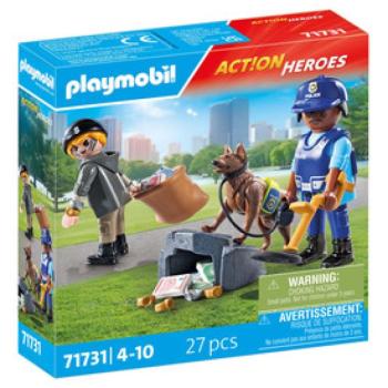 Playmobil: Nyomkövetés rendőrkutyával kép