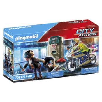 Playmobil Rendőrségi motor: Pénztolvaj 70572 kép