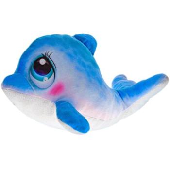 Plüss delfin 30 cm-es csillogó hasa kép