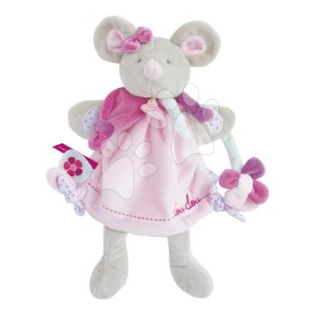 Plüss egérke kesztyűbáb Mouse Hand Puppet Doudou et Compagnie rózsaszín 28 cm 0 hó-tól kép