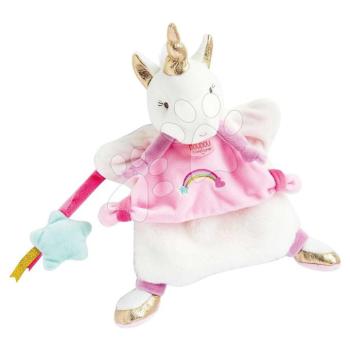 Plüss egyszarvú kesztyűbáb Unicorn Hand Puppet Doudou et Compagnie rózsaszín 28 cm 0 hó-tól kép