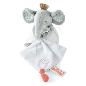 Plüss elefánt dédelgetésre Couleurs Savane Doudou et Compagnie szürke 15 cm 0 hó-tól kép