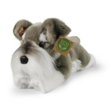 Plüss fekvő schnauzer kutya 28 cm ECO-FRIENDLY kép