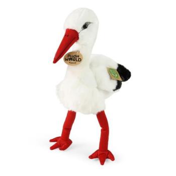 Plüss gólya 32 cm ECO-FRIENDLY PLUSH WORLD kép