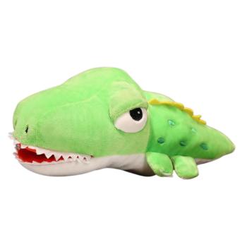 Plüss játék krokodil 30 cm zöld