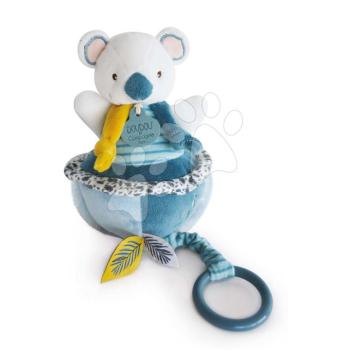 Plüss koala dallammal Yoca le Koala Music Box Doudou et Compagnie kék 20 cm ajándékcsomagolásban 0 hó-tól kép