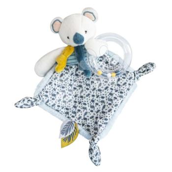 Plüss koala dédelgetésre csörgővel Yoca le Koala Doudou et Compagnie kék 22 cm 0 hó-tól DC3666 kép