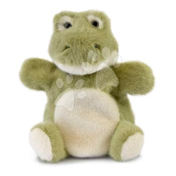 Plüss krokodíl kesztyűbáb The Glue Pots Croco Puppet Histoire d’ Ours zöld 24 cm 0 hó-tól kép