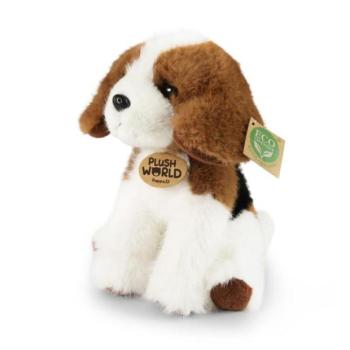 Plüss kutya beagle 20 cm ECO-FRIENDLY PLUSH WORLD