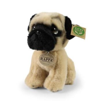Plüss kutya mopsz 18 cm ECO-FRIENDLY