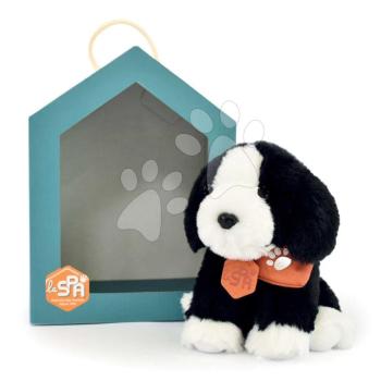 Plüss kutyus Welcome Home SPA Collection Histoire d’ Ours ajándékcsomagolásban fekete-fehér 16 cm 0 hó-tól kép