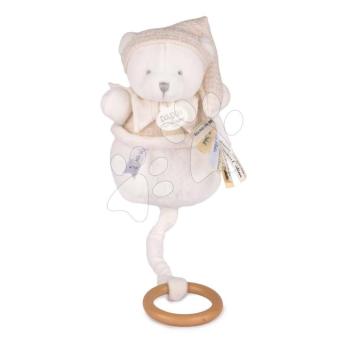 Plüss mackó dallammal Doudou 25 Years Music Box Beige Doudou et Compagnie szülinapi kiadás bézs 20 cm 0 hó-tól kép