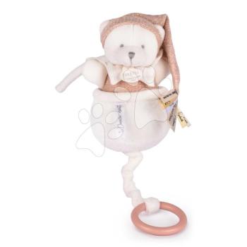 Plüss mackó dallammal Doudou 25 Years Music Box Pink Doudou et Compagnie szülinapi kiadás rózsaszín 20 cm 0 hó-tól kép