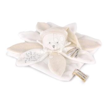 Plüss mackó dédelgetésre Doudou 25 Years Doudou Collector White Dodou et Compagnie ajándékcsomagolásban fehér 25 cm 0 hó-tól kép