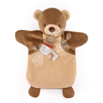 Plüss mackó kesztyűbáb Bear Hand Puppet Doudou et Compagnie barna 25 cm 0 hó-tól kép