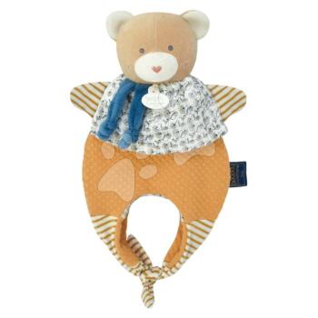Plüss mackó kesztyűbáb Doudou Amusette 3in1 Doudou et Compagnie sárga 30 cm 0 hó-tól kép