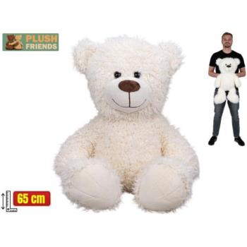 Plüss medveď, (fehér) | Plush Friends 65 cm