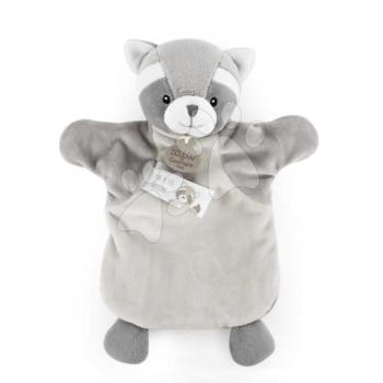 Plüss mosómedve kesztyűbáb Raccoon Hand Puppet Doudou et Compagnie szürke 25 cm 0 hó-tól kép