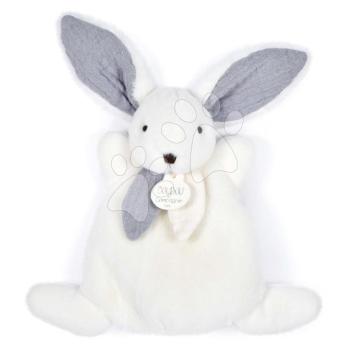 Plüss nyuszi Bunny Happy Glossy Doudou et Compagnie fehér 17 cm ajándékcsomagolásban 0 hó-tól kép