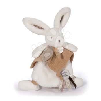 Plüss nyuszi Bunny Happy Wild Doudou et Compagnie barna 25 cm ajándékcsomagolásban 0 hó-tól kép