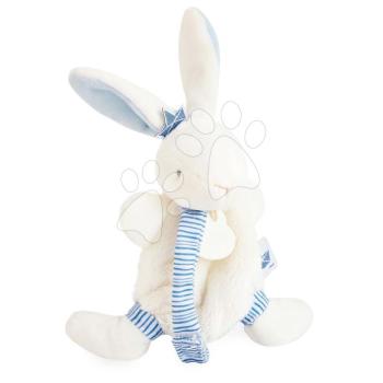 Plüss nyuszi cumi csipesszel Perlidoudou Doudou et Compagnie kék 15 cm ajándékcsomagolásban 0 hó-tól kép