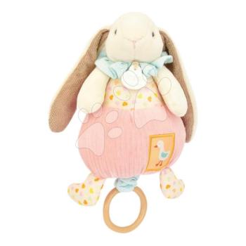 Plüss nyuszi dallammal Lapin Ciboulette Music Box Doudou et Compagnie ajándékcsomagolásban 20 cm 0 hó-tól DC4210 kép