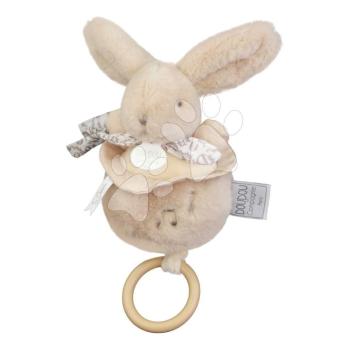 Plüss nyuszi dallammal Lapin Dodou Music Box Beige Doudou et Compagnie ajándékcsomagolásban bézs 20 cm 0 hó-tól kép