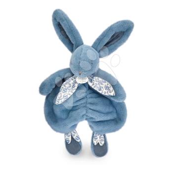 Plüss nyuszi dédelgetésre Bunny Comforter Blue Doudou et Compagnie ajándékcsomagolásban kék 29 cm 0 hó-tól kép