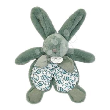 Plüss nyuszi dédelgetésre Bunny Comforter Green Doudou et Compagnie ajándékcsomagolásban zöld 18 cm 0 hó-tól kép