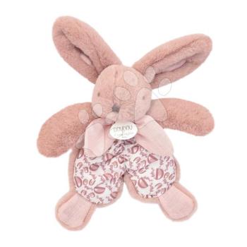 Plüss nyuszi dédelgetésre Bunny Comforter Pink Doudou et Compagnie ajándékcsomagolásban rózsaszín 18 cm 0 hó-tól kép