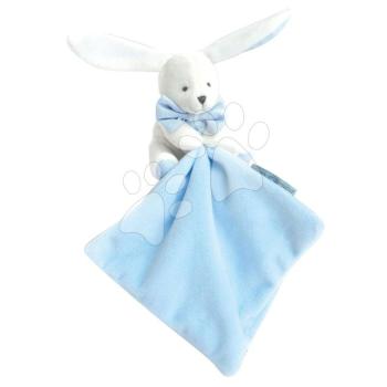 Plüss nyuszi dédelgetésre Bunny Flower Box Doudou et Compagnie kék 10 cm ajándékcsomagolásban 0 hó-tól kép