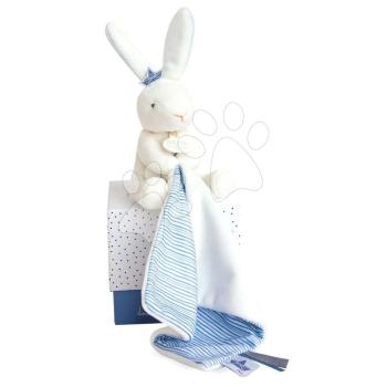 Plüss nyuszi dédelgetésre Bunny Sailor Perlidoudou Doudou et Compagnie kék 10 cm ajándékcsomagolásban 0 hó-tól kép